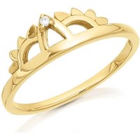 9ct Gold Diamond Tiara Wedding Ring - R4406-N
