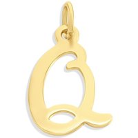 9ct Gold Bold Script Initial Q - R50111