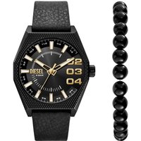 Diesel DZ2210SET Scraper Watch And Beaded Bracelet Gift Set - W11296