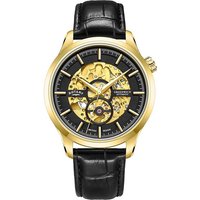Rotary GS02948/04 Greenwich Automatic Skeleton Black Strap Watch - W13201