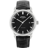 Rotary RGS10001/04 Heritage Automatic Black Leather Strap Watch - W13284