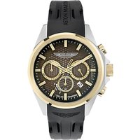Aston Martin MTRH2S605 Thrill Solar Chronograph Black Strap Watch - W20100