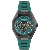 Aston Martin MTRI1F503 Thrill Green Silicone Strap Watch - W2078