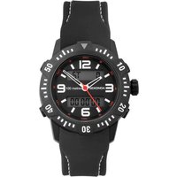 Sekonda 30060 Black IP Black Silicone Strap Watch - W31379