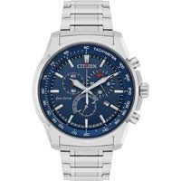 Citizen AT2370-55L Stainless Steel Eco-Drive Chronograph Watch - W38112