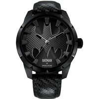 Police The Bat Black Leather Strap Watch - Limited Edition - W44149