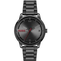 HUGO 1530365 Stamp Black IP Bracelet Watch - W45419