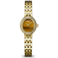 Rotary RLB10060/16 Cocktail Gold Tone Tiger's Eye Bracelet Watch - W64231
