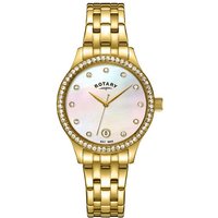 Rotary LB00314/41 Gold Plated Bracelet Watch - W6454