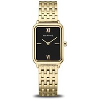BERING 17423-732 Gold Tone Black Dial Bracelet Watch - W74271