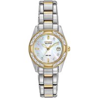 Citizen EW1824-57D Regent Two Tone Eco-Drive Diamond Set Bracelet Watch - W9198