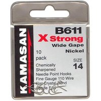 Kamasan B611 Barbless Spade Hooks - 24