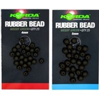 Korda 4mm Rubber Bead - 4mm Muddy Brown