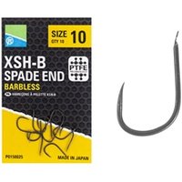 Preston Innovations XSH-B Barbless Spade End Hooks - Size 16