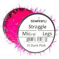 SemperFli Straggle Legs - 6m Spool - Fluoro Dark Pink
