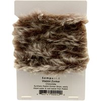SemperFli Synthetic Rabbit Zonker Strips - Silver Fox