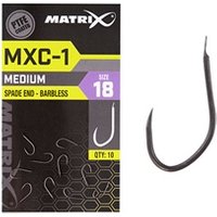 Fishing Tackle Bait Get Half Price on Matrix MXC1 Barbless Spade End Hooks Size 20