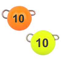 Spro Freestyle Tungsten Bottom Jig - 10g Orange/Chartreuse
