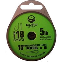 Guru SMWG Standard Hair Rig 15" - Size 14 (0.17mm)