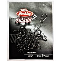 Berkley Fusion19 Finesse Snaps - sz 3 - 22kg 25pcs