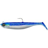 Savage Gear Savage Minnow 12.5cm 35g Sinking - Blue Pearl Silver 2+1