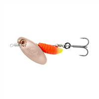 Savage Gear Grub Spinners Sinking Lure - #0 2.2G Copper Red Yellow