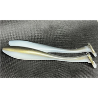 Rooney's Fishing Supplies 5 Inch Paddletails 3 Pack - Khaki White