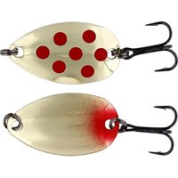 Fidusen Spinner Lure 3.2cm 2.8g - Gold/Red Dots
