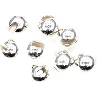 SemperFli Tungsten Slotted Beads 3.3mm (1/8 inch) - Silver