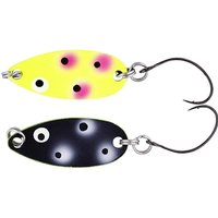 Fidusen Slim Spinner Lure 3.3cm 3g - Black/Yellow Clown