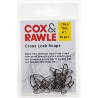 Cox & Rawle Crosslock Snap - Black Nickel - Stainless Steel - #1 - 40 - 25pcs