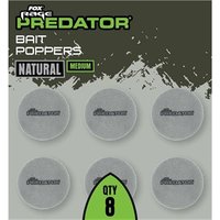 Fox Rage Predator Bait Poppers - Natural Medium