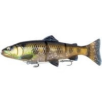 Savage Gear Limited Edition Line Thru Trout 30cm Slow Sink Lure - Black Gold