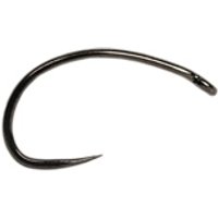 Fulling Mill Czech Nymph Heavy Black Nickel Barbless Hooks - 14