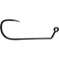 Fulling Mill Jig Force Long Black Nickel Barbless Hooks - 16