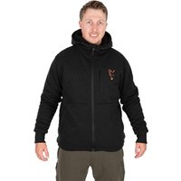 Fox Collection Sherpa Hoody Black/Orange XL - XL