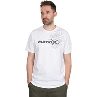 Matrix Hex Print T-Shirt - White S