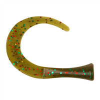 Strike Pro Guppie Replacement Tail 11cm - Mossgreen Glitter