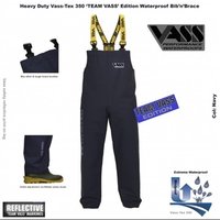 Vass 350-13T -Tex 350 Series Team Bib & Brace Navy - Small