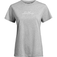 Lundhags Women's Järpen Logo T-shirt Light Grey Melange