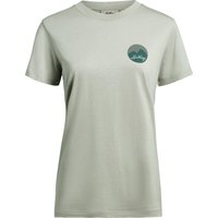Lundhags Women's Järpen Printed T-Shirt Moss Grey