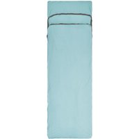 Sea To Summit Comfort Blend Liner Rectangular With Pillow Sleeve Aqua Sea Blue