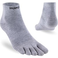 Injinji Men's Liner Mini-Crew Heather Gray