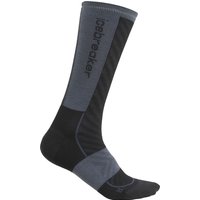 Icebreaker Women Merino Run+ Ultralight Crew Black/Graphite