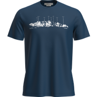 Icebreaker Men's Merino 150 Tech Lite Ss Tee The Peaks Atlantis