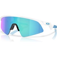 Oakley Resistor Sweep (Youth Fit) Polished White Prizm Sapphire
