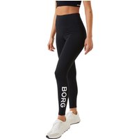 Björn Borg Women's Borg Logo Tights Black Beauty