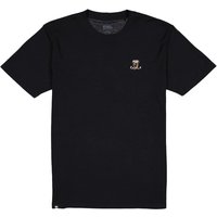 Mons Royale Men's Icon Merino Air-Con T-Shirt Black With Small MR Logo Chest