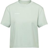 Mammut Women's Mammut Base Cropped T-Shirt Mini Logo Silver Sage