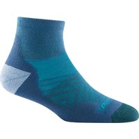 Darn Tough Women's Run 1/4 Ultra-Lightweight Cushion Running Sock  Gray